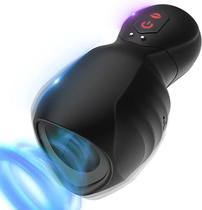 vibrating cock ring for increased pleasure and performance-Automatic Male Masturbators Sucking Machine And Glans Trainer