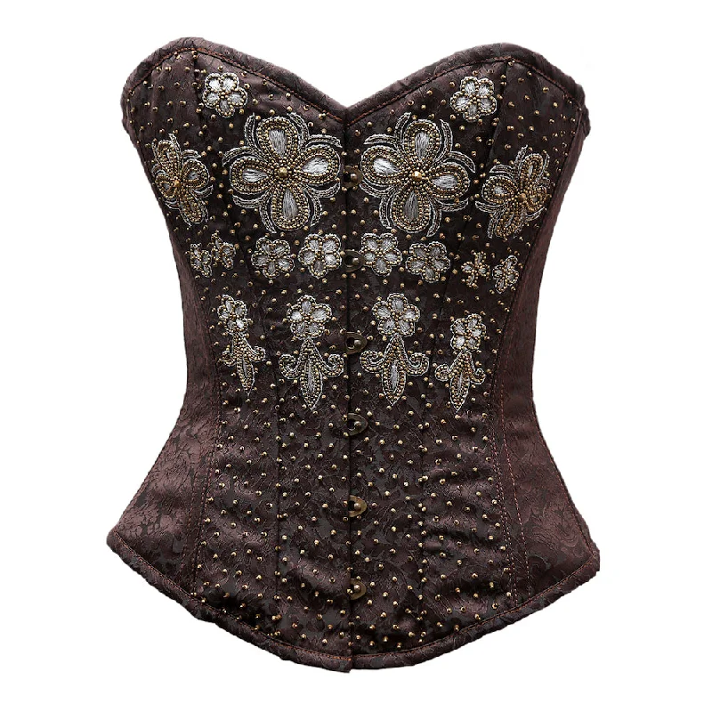 corset for runway cascades-Dyche Embroidery Overbust Corset