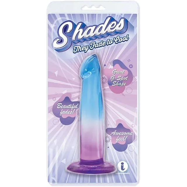 Easy Masturbator Option-Shades Small Jelly Dong 6.5" by Icon