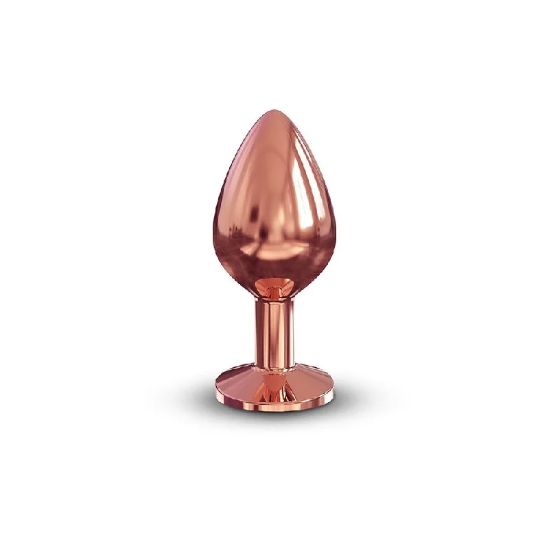 Quiet-Use Masturbator-Dorcel Diamond Butt Plug Rose Gold Medium