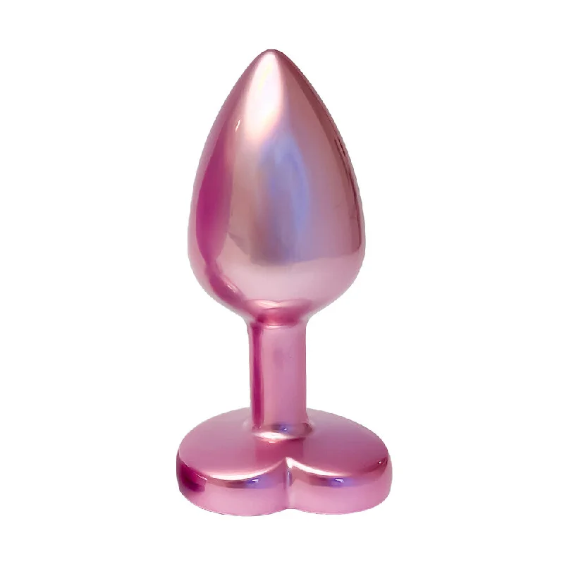 Quiet Masturbator Experience-Gleaming Love Pearl Pink Butt Plug Small