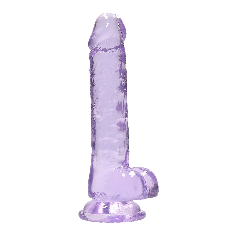 Sprint dildo-7 Inch Realistic Dildo With Balls - Purple