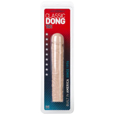 Waterproof Masturbator Solution-Classic Dong 10" by Doc Johnson