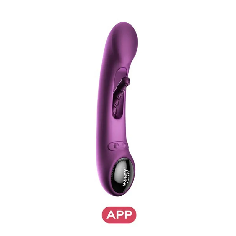 Tempo App-Controlled Tapping G-Spot Vibrator - Purple