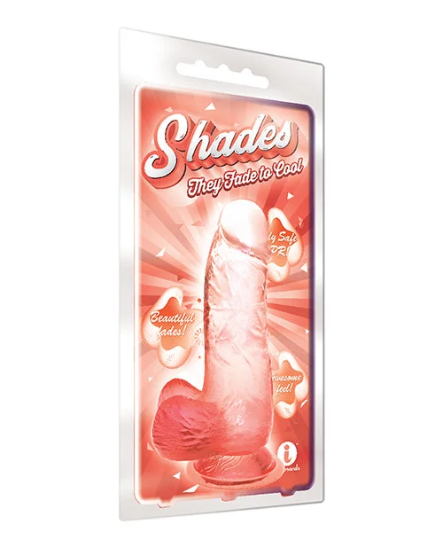 Affordable Masturbator Kit-Shades Jelly TPR Gradient Dong Small - Coral