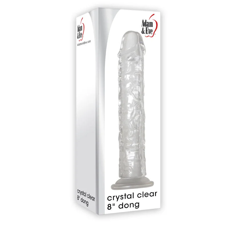 Flexible Masturbator Tool-A&E Crystal Clear Dong 8in