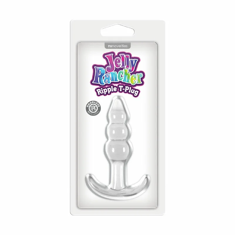 Quick-Release Masturbator Kit-Jelly Rancher Smooth T-Plug Clear