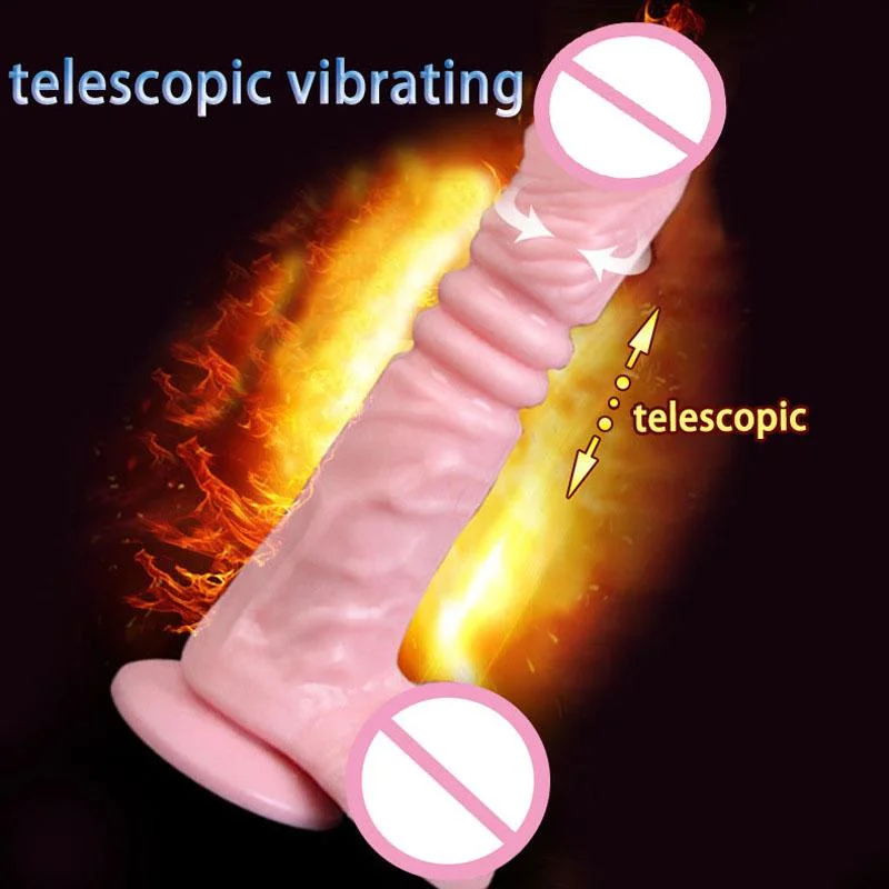 Deep-sea dildo-Fanala Telescopic Vibrating Dildo