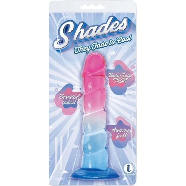 Silent Masturbator Holder-Shades Small Jelly Dong 7" by Icon