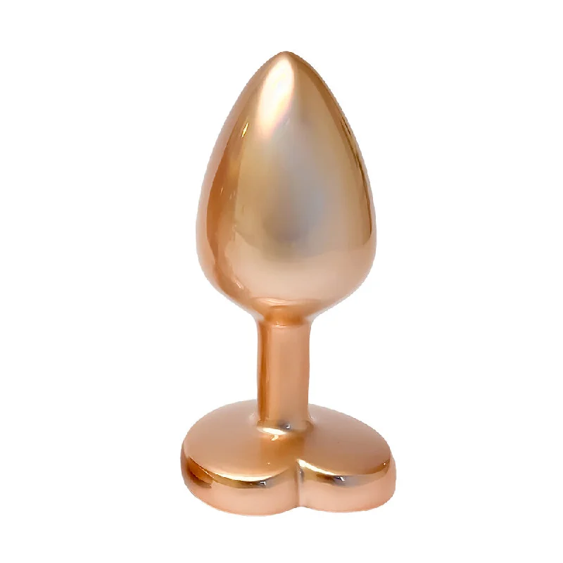 Vibration Masturbator Pack-Gleaming Love Pearl Gold Butt Plug Small