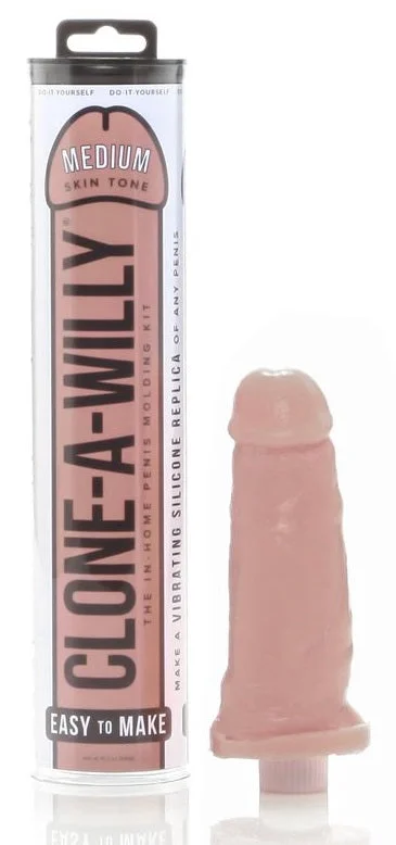 vibrating anal toy for men with adjustable vibration levels-Clone A Willy Kit Medium Skin Tone