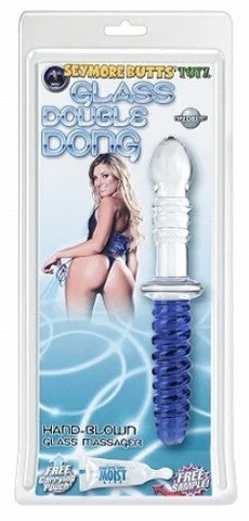 Travel-Size Masturbator Kit-Glass Double Dong Seymore Butts