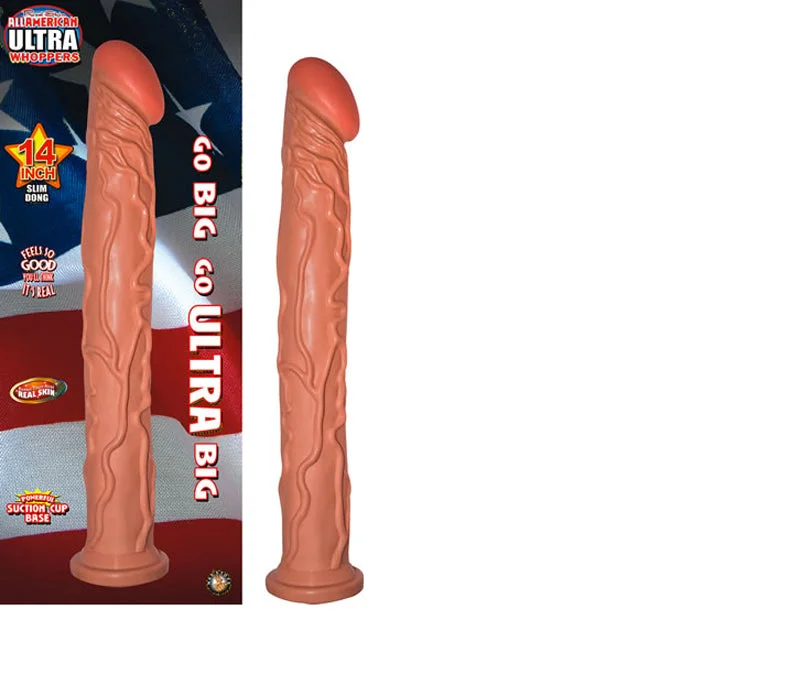 anal beads for deep and satisfying pleasure-All Amer Ultra Whopper 14in Slim (White)