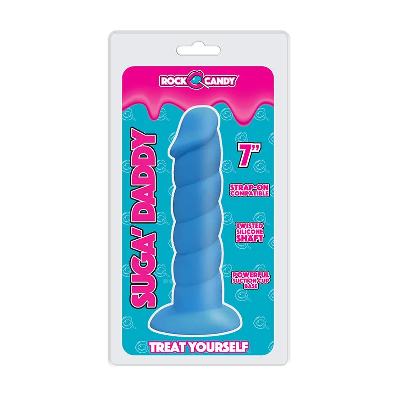 vibrating bullet for precision clitoral stimulation-Suga-daddy 7" Blue