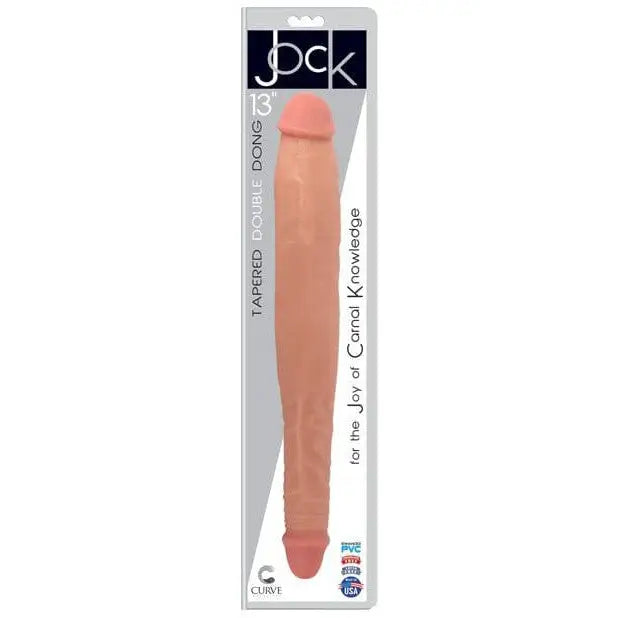 One-Use Masturbator Holder-Curve Novelties Jock 13" Tapered Double Dong