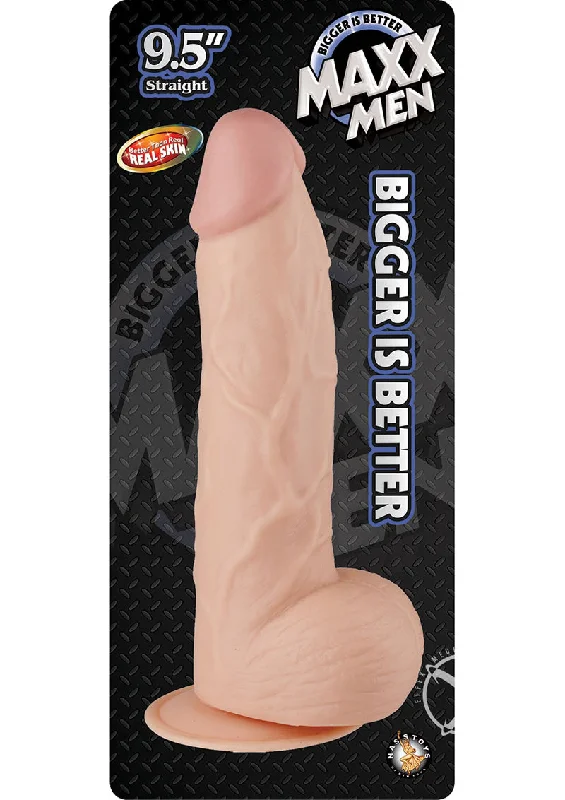 Hands-Free Masturbator Kit-Maxx Men Straight Dong 9.5 Flesh