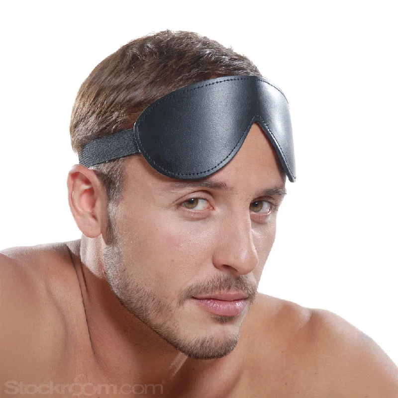 KinkLab Bondage Basics Padded Leather Blindfold