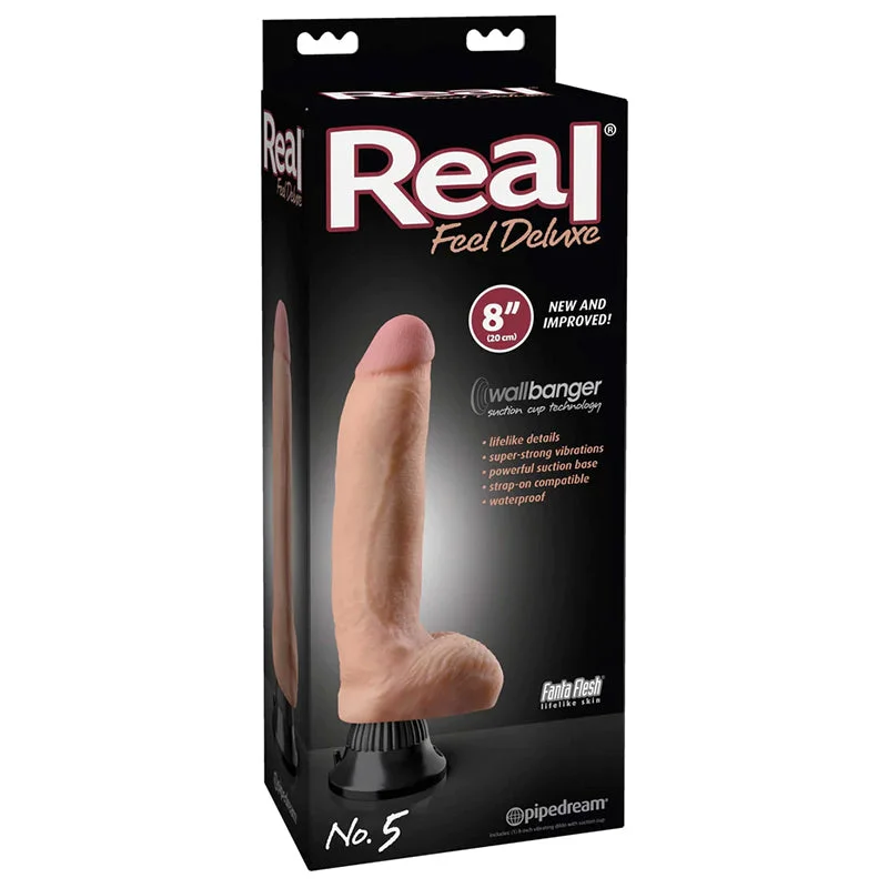 app-controlled vibrating egg for couples-Real Feel Deluxe # 5 - Flesh