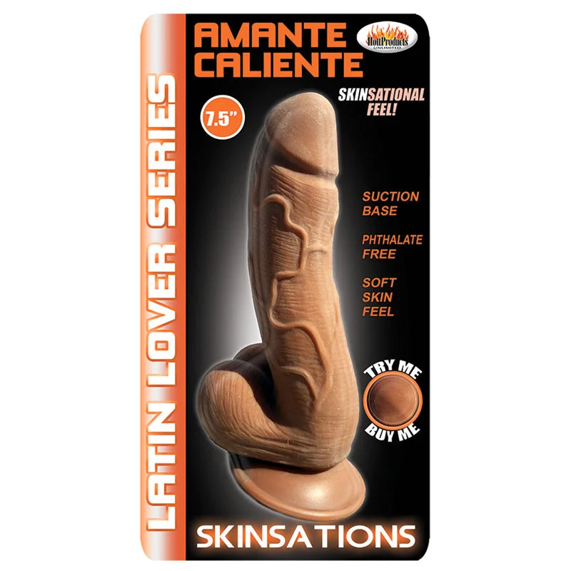 vibrating sex toy for solo play with different vibration modes-Skinsations Latin Lover Amante Caliente 7.5 Inches