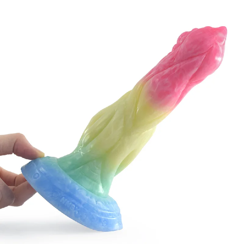 Grease-proof dildo-Peculiar Ball Head Dildo with Suction Cup