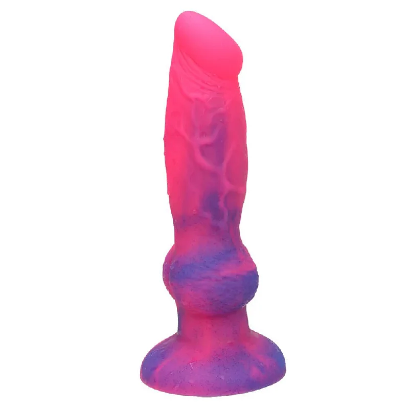 Cold-resistant dildo-7.2" Silicone Realistic Wolf Animal Dildo with Strong Suction Cup