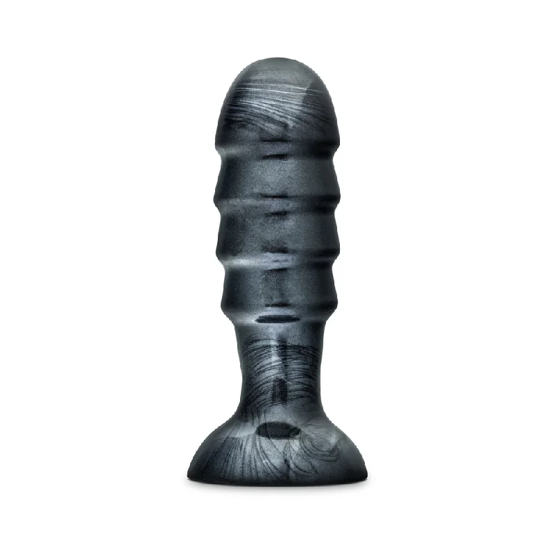 Firm Masturbator Grip-Jet Bruiser Carbon Metallic Black Butt Plug