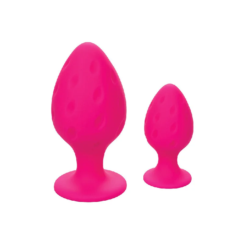 Dual-Layer Masturbator Option-Cheeky Butt Plug Duo Pink