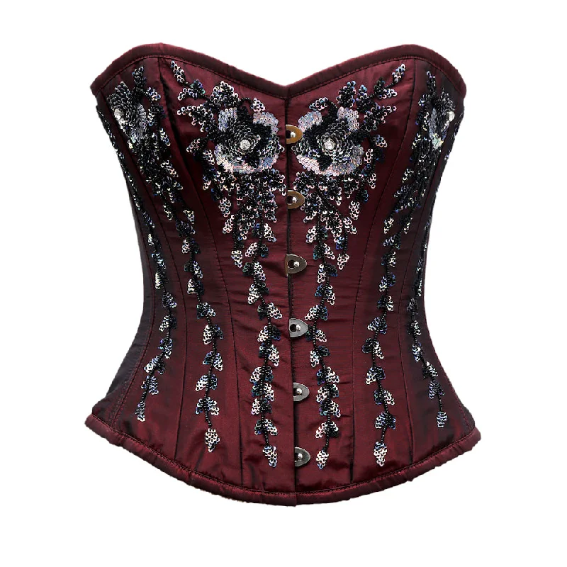 corset for festival cascades-Reclife Embroidery Overbust Corset