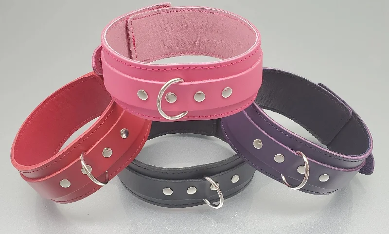 Leather D-Ring Collar Restraint (2" Wide)