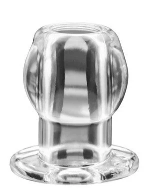 Heavy Masturbator Option-Tunnel Plug Large - Clear