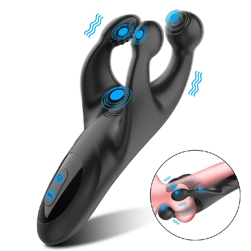 Penis Delay Trainer Exerciser Glans Stimulater Massager Mens Vibrator