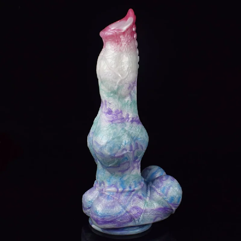 Dent-resistant dildo-10Inch Huge Dog Knot Dildo With Suction Cup