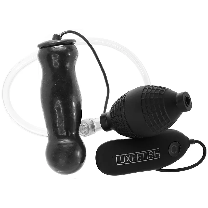 Adjustable Masturbator Holder-4.5 Inch Inflatable Vibrating Plug