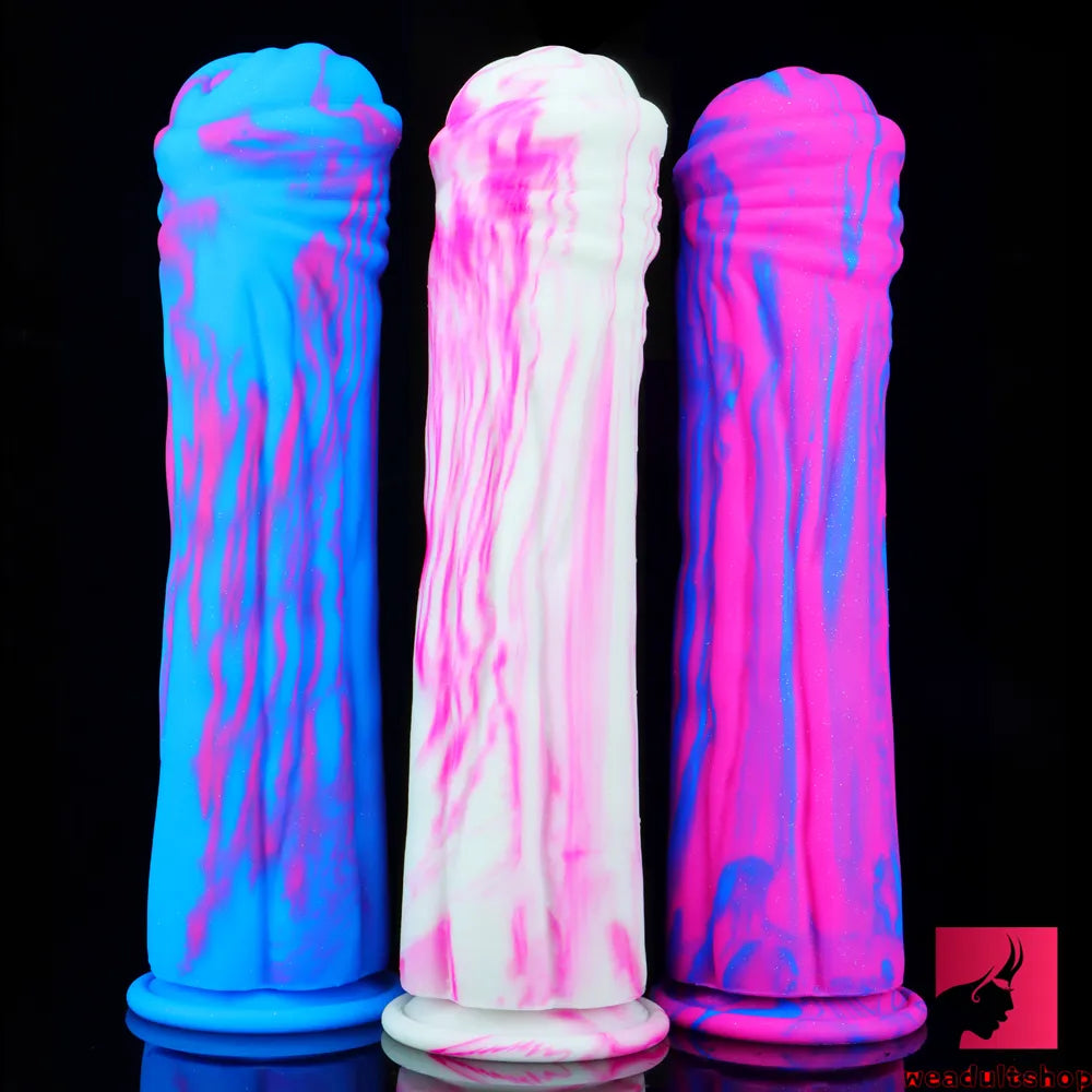 Fluffy dildo-12.79in Huge Thick Long Horse Animal Dildo Colorful Men Toy