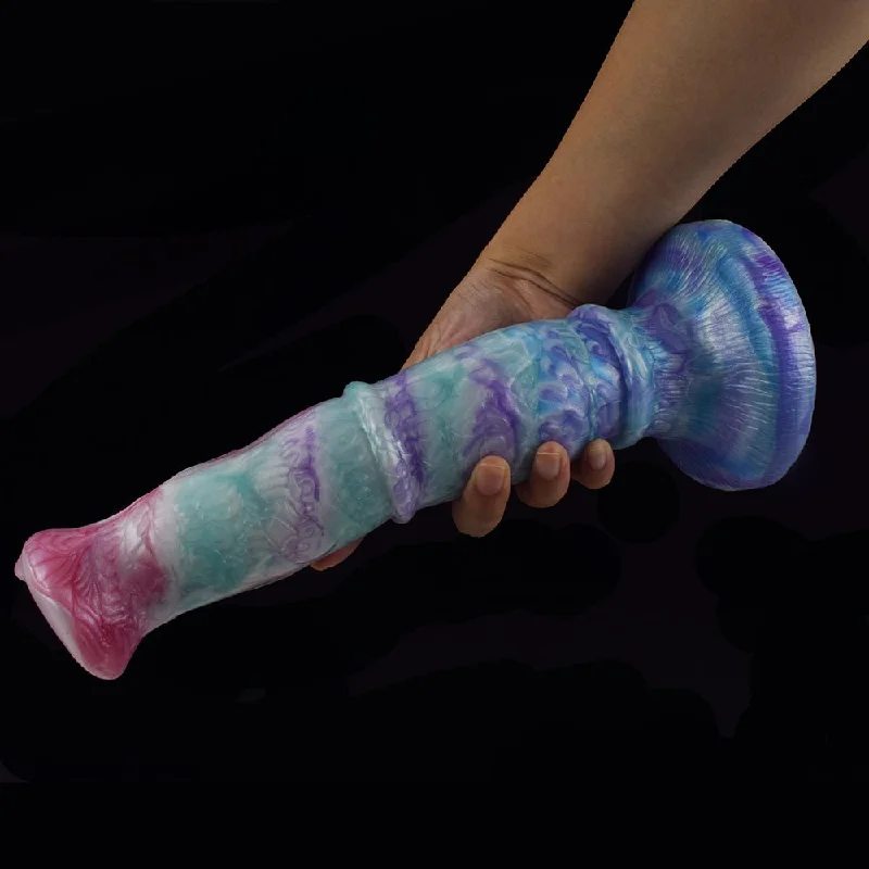 Wear-resistant dildo-Long Flexible Dog Dildo With Large Suction Cup