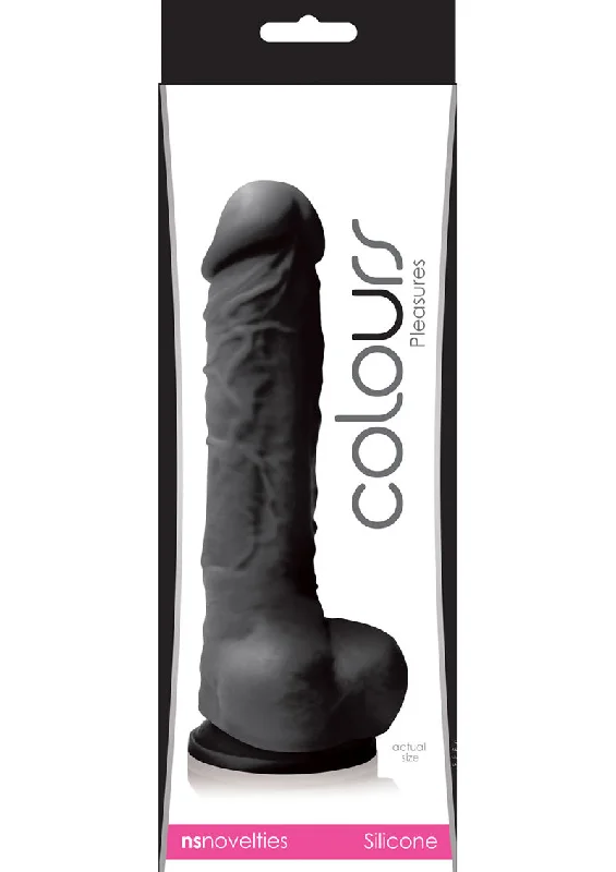 Vibrating Masturbator Grip-Colours Pleasures Dong 5 Black