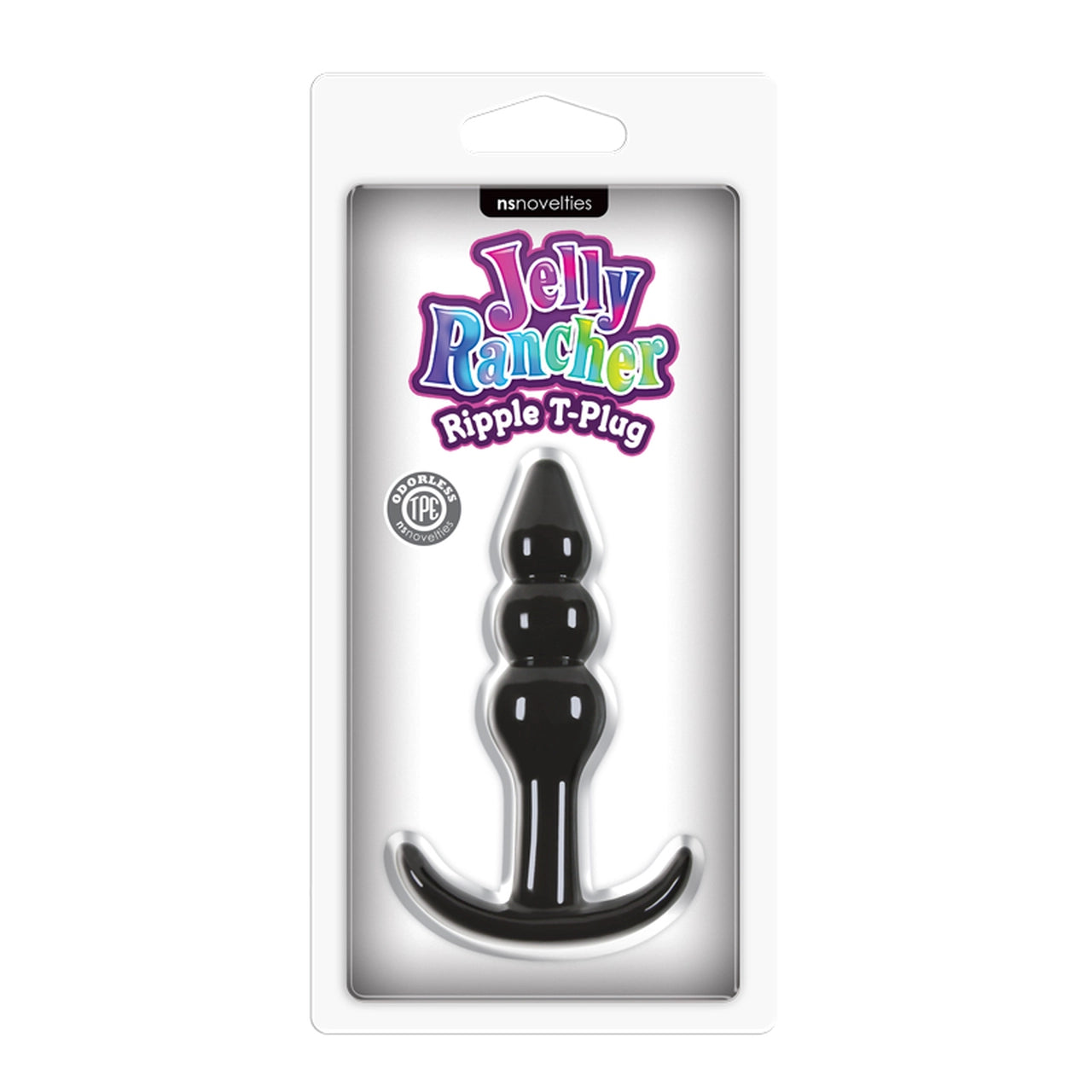 Multi-Speed Masturbator Sleeve-Jelly Rancher T-Plug Wave Black