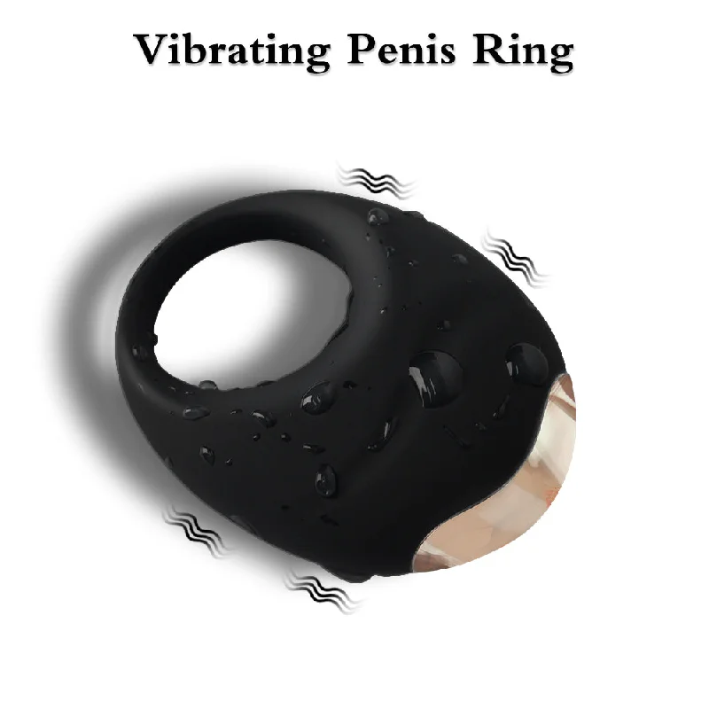 Olyber 9 Vibrating Penis Ring Cock Vibrator Rechargeable