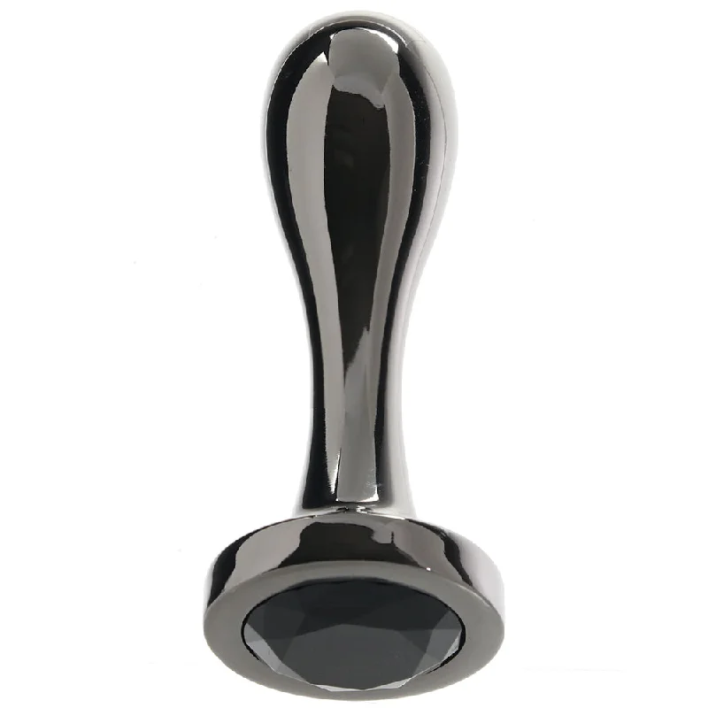 Tight-Grip Masturbator-Gender X Black Pearl Metal Plug