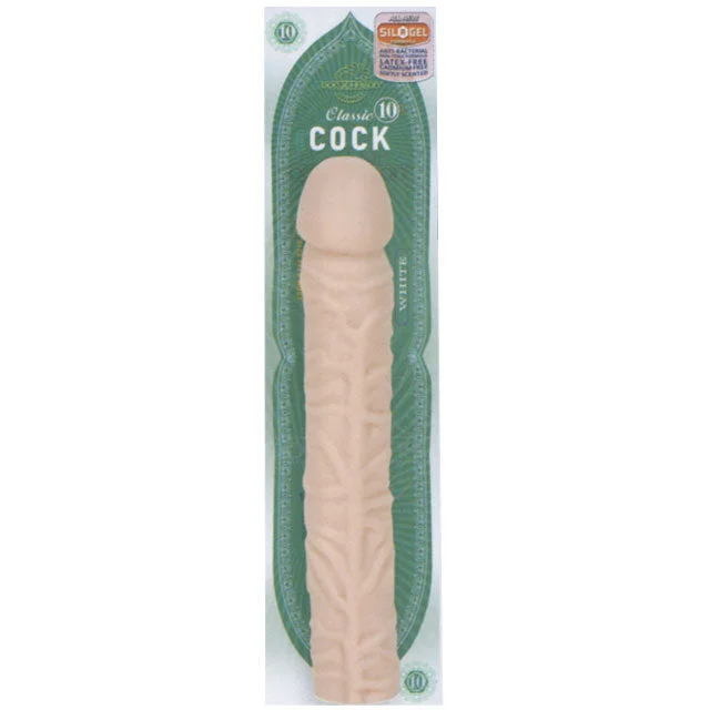 Vibrating Masturbator Add-On-Classic Dong: 10in.x 1.75in. (Flesh)