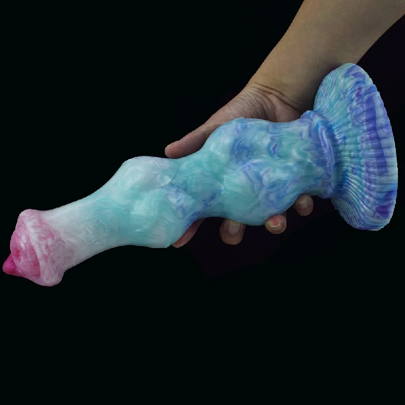 Shatter-proof dildo-Large Knot Dog Dildo With Suction Cup Simulation Protruding Cock Head