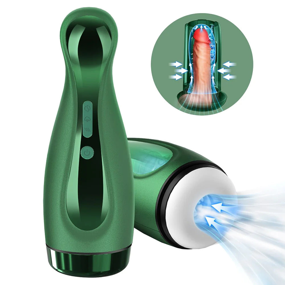 vibrating dildo for clitoral and anal stimulation-Automatic Sucking Heating Male Masturbators Cup