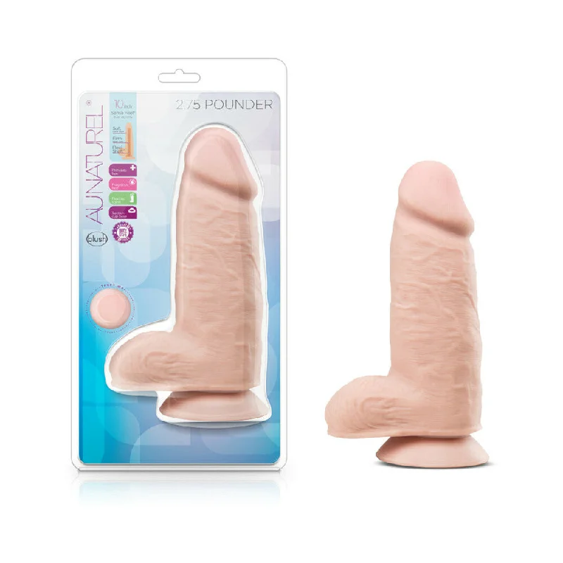 vibrating anal beads with adjustable vibration intensity-Au Naturel 2.75 Pounder Vanilla