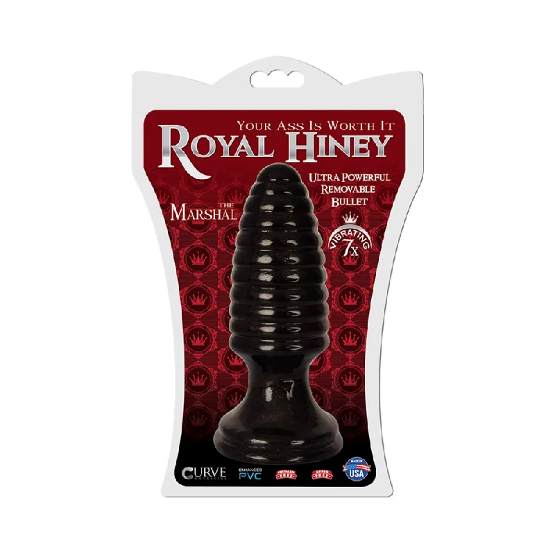 Innovative Masturbator Pack-Royal Hiney Red The Marshal Black Butt Plug