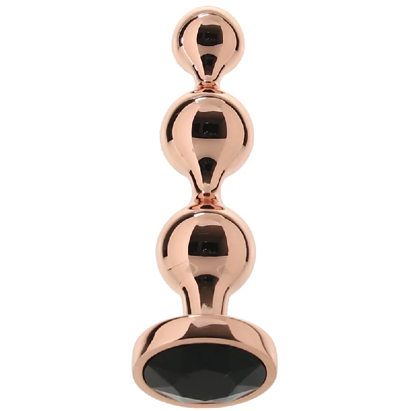 Ultra-Slim Masturbator-Gender X Gold Digger Beaded Plug