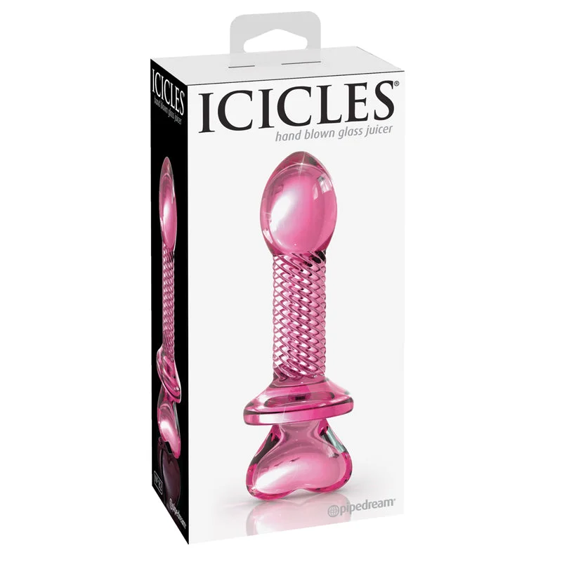 vibrating dildo with adjustable vibration modes for pleasure-Icicles #82