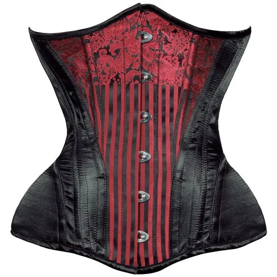 corset for gothic levels-Jotta Gored Hipped Waist Training Corset