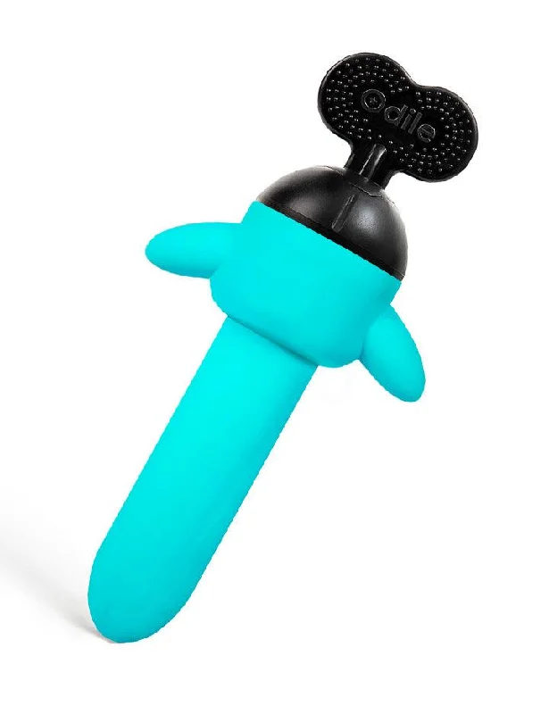 Travel-Friendly Masturbator Holder-Odile Butt Plug Dilator, Aqua