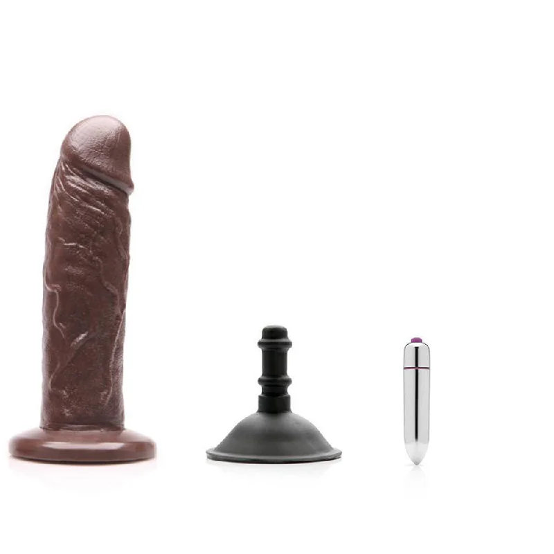 rechargeable vibrating toy for couples play-Tantus Sam Vibrating O2 Kit - Mocha