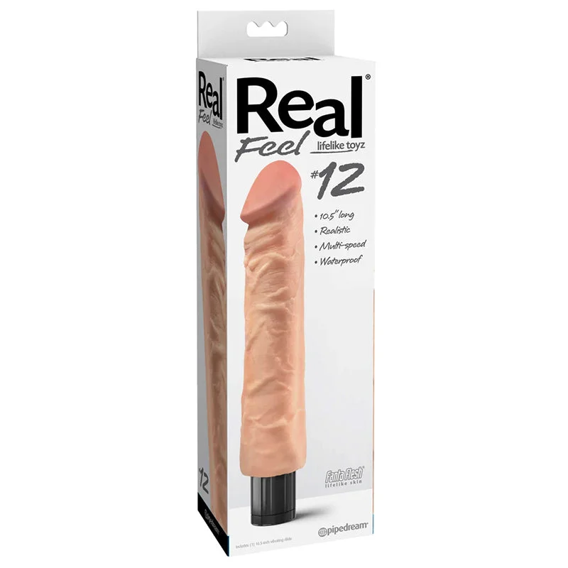 couples vibrator with adjustable speeds-Real Feel Lifelike Toyz No. 12 Flesh